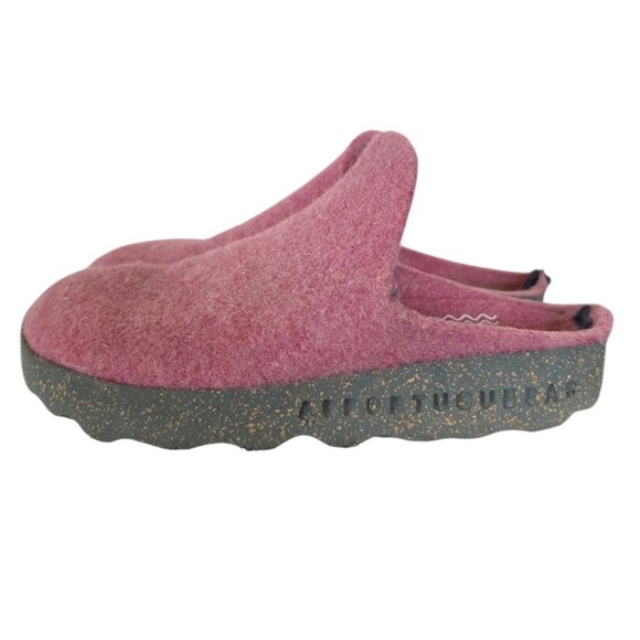 Asportuguesas Shoes - Asportuguesas Pink Wool Boho Cottagecore Footfriendly Clogs Sz EU 36 US 5.5